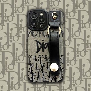 Dây đeo cổ tay ngọc trai Cảm giác thân thiện với da Vỏ điện thoại bằng da cho iphone 15 Pro Max 14 Pro Max i14 plus 13 Pro Max i13 13pro 11 Pro Max i11 XR Xs Max 7 plus 8plus 12 Pro Max Cover