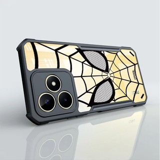 Ốp điện thoại trong suốt Marvel Spider Man Realme Note 50 C67 C55 C33 C30 C30S C31 C35 C21 C21Y C25Y C25 C25S C20 C20A C11 2021 C12 C15 Vỏ điện thoại trong suốt chống sốc