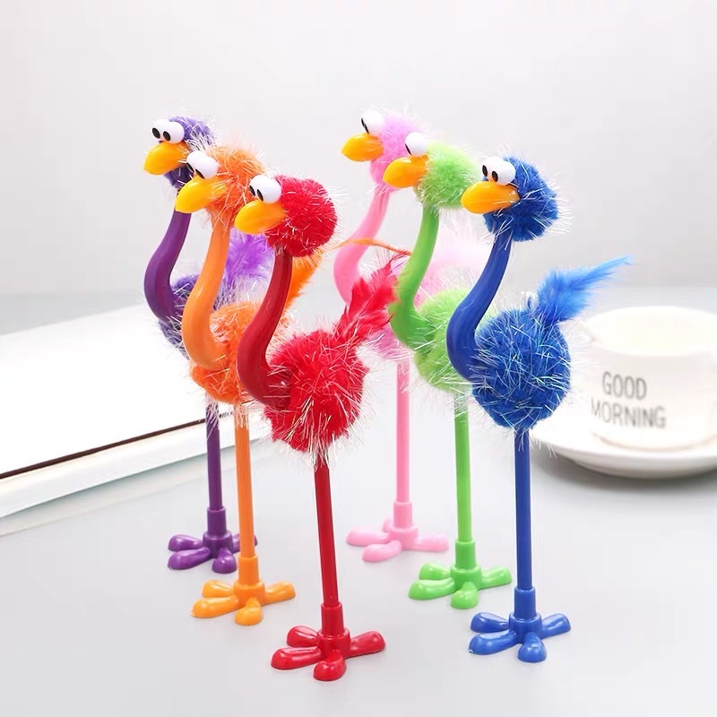 Bút Bi Hình Chim Đà Điểu Hoạt Hình Sáng Tạo