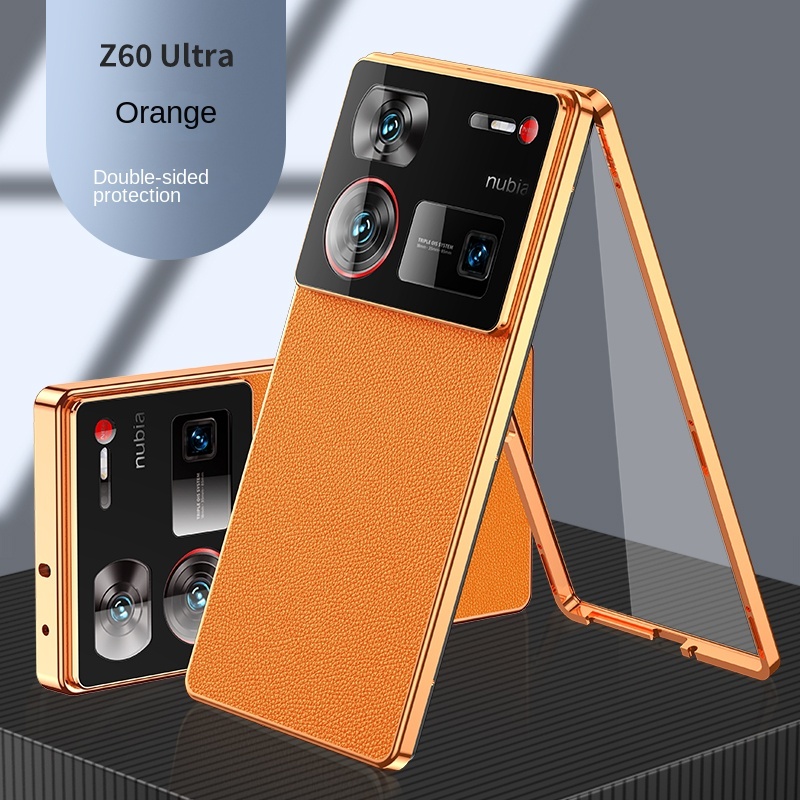 Zte Nubia Z60 Z50 Z50S Ultra Ốp điện thoại 360 Bảo vệ toàn diện Mặt trước trong suốt Cảm giác da Kín
