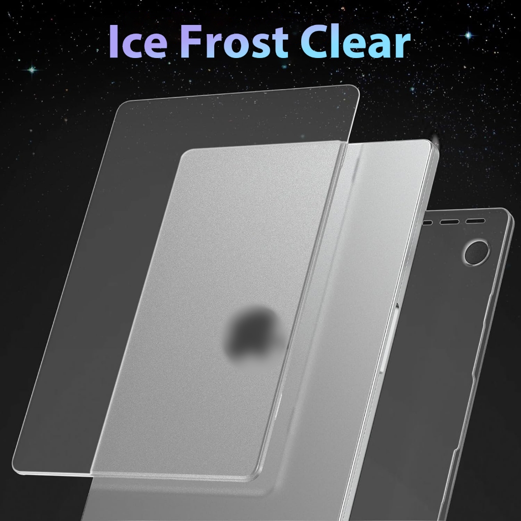 Ốp lưng cứng trong suốt chống vân tay dạng mờ cho MacBook Pro 13 14 16 inch Air 13 15 inch M1 M2 M3 