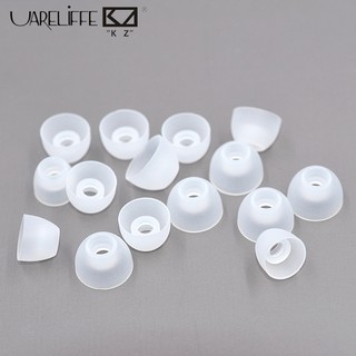 Uareliffe KZ Silicone Thay Thế Đầu Tai 3 Cặp S M L Vòng Cao Su Mềm Mại Trong Suốt Tai Nghe Đệm Cô Lập Tiếng Ồn Thoải Mái Trong Suốt Miếng Lót Tai Có