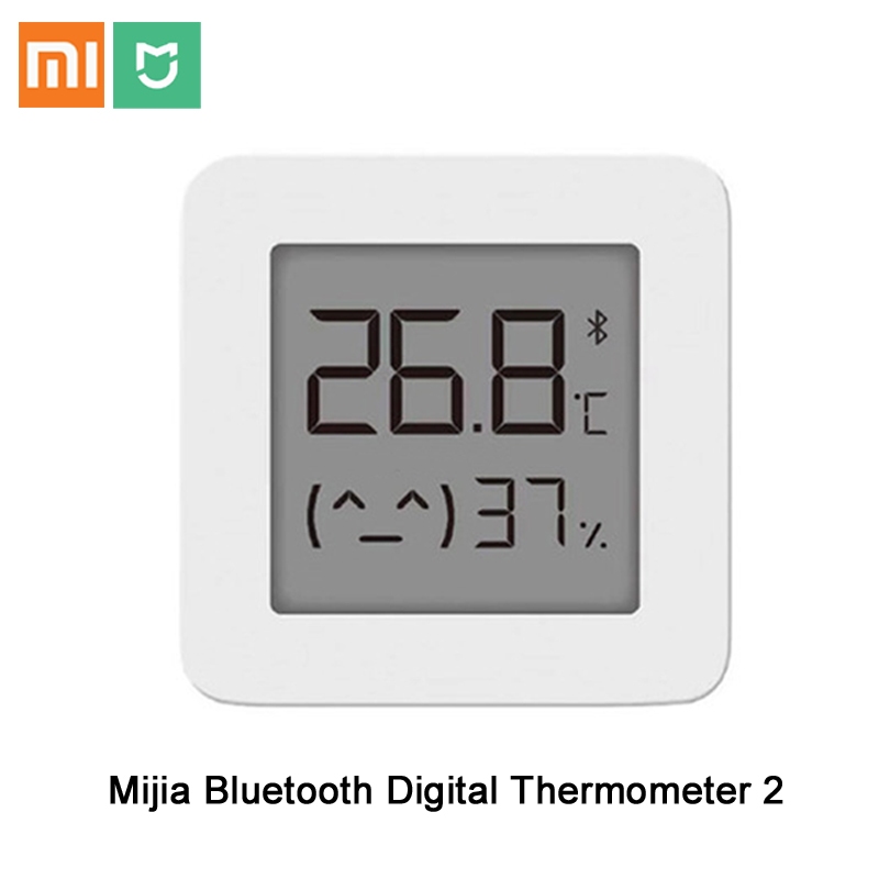 Nhiệt kế Xiaomi Mijia Mijia Bluetooth 2 Cảm biến nhiệt độ Màn hình độ ẩm Máy đo độ ẩm LYWSD03MMC