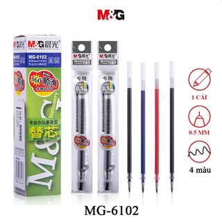  M&G Văn phòng phẩm 0,5mm Đen Trung tính Nạp đạn Bút chữ ký Nạp nước nạp lại Q7   6600   33109 Gói đơn áp dụng 