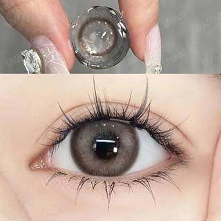 Irislens 2 Cái / Cặp Ống Kính Tiếp Xúc Màu Nâu 14,2mm Nàng Tiên Cá Xanh Mềm Mại Thoải Mái Cận Thị Mắt Trang Điểm 0 Độ