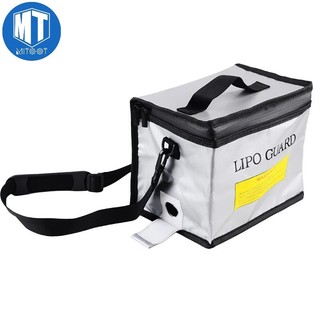 Túi an toàn pin Lipo 215 165mm Túi chống cháy nổ chống cháy nổ RC Lipo Bảo vệ pin An toàn Di động Túi xách RC máy bay