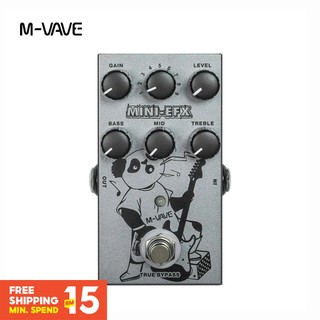 ⭐⭐⭐m-vave mini-efx đàn guitar điện hiệu ứng bàn đạp 4 overdrive hiệu ứng 4 biến dạng hiệu ứng tăng cường 3 ban nhạc eq true bypass