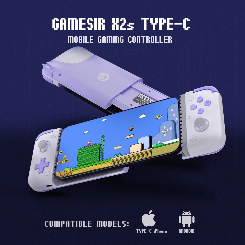 Gamesir X2s Điện thoại di động Tay cầm chơi Game Bộ điều khiển trò chơi cho Cloud Gaming Xbox Game Pass STADIA xCloud, Cần điều khiển hiệu ứng Hall và Kích hoạt