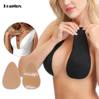 Braplux Dán Ngực Nâng Ngực Bigsize Áo Ngực Dán Nâng Ngực Bản To Bảng To Vòng 1 Ép Cỡ Lớn Hở Lưng Vô Hình Đen Bra Nữ Mặc Váy Cưới Big Size 40 42 44 cup c d