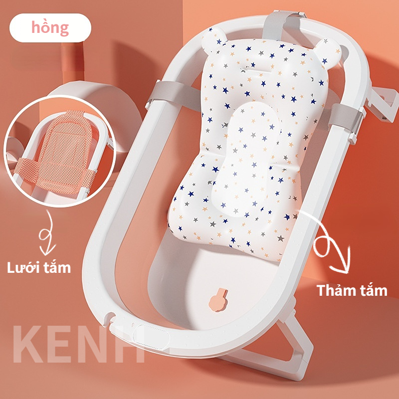 Bồn tắm em bé đa năng, dễ sử dụng, thích hợp cho bé tập đi, có thể gấp gọn Thau Tắm