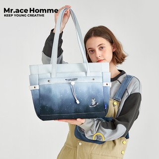 Túi Tote Mr. ace Homme Túi đeo vai sức chứa lớn