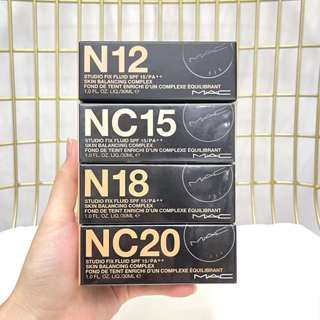 Kem nền dạng lỏng không tì vết MAC 30ml Mẫu trung bình n12, n15, n18 Mẫu nhỏ Matte Lasting Face