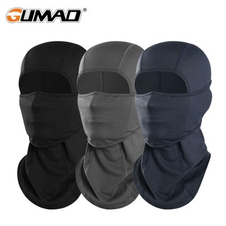 GUMAO Mặt nạ nguyên mặt chất lượng cao Balaclava Đàn hồi cổ thoáng khí Khăn che mặt cho xe máy