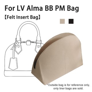  Cho Alma BB Túi Chèn Sắp Xếp Trang Điểm Túi Xách Nhỏ Sắp Xếp Bên Trong Ví Đựng Mỹ Phẩm Di Động bing Vỏ Túi Tổ Chức 