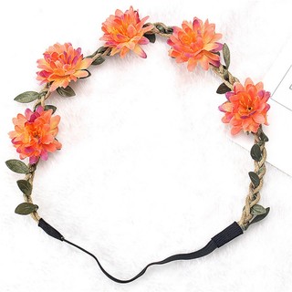 Vòng Hoa Đội Đầu Phong Cách Boho Cho Nữ