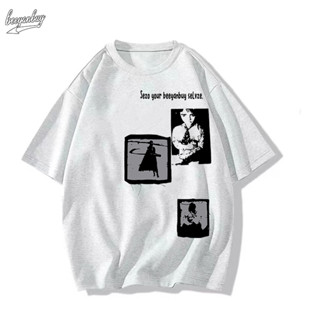 Áo phông BEEYANBUY nam xám áo thun local brand chính hãng hiphop boy phố nam tay ngắn unisex ulzzang 100% cotton-Y0802