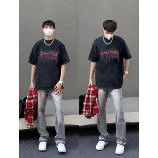 PEAR DODO Phong cách Mỹ nội địa thương hiệu cotton nguyên chất áo thun ngắn tay dáng rộng và thời trang mùa hè 240301