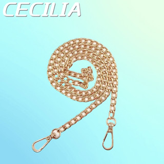 Highlight No Scratches Hàng có sẵn Hàn Quốc NK Chain 2.0mm Flat Chain Bag Chain Phụ kiện dây chuyền Túi kim loại Chuỗi phần cứng chuỗi y