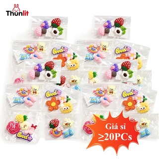 【Giá sỉ】Nhãn dán 3D THUNLIT họa tiết phim hoạt hình dễ thương DIY chống nước dùng cho trang trí Bán buôn 4 chiếc