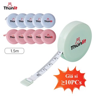 【Giá sỉ】Thước dây đo Thunlit mini 1.5m có đơn vị inch họa tiết đáng yêu an toàn cho bé có thể thu vào