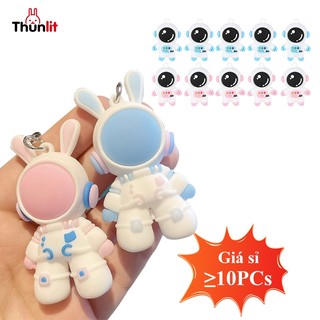 【Giá sỉ】Thunlit Móc Khóa Hình Thỏ Phi Hành Gia Hoạt Hình 3d Dễ Thương Chống Mất