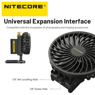 Nitecore cw10 quạt điện mini di động quạt chụp ảnh không dây máy thổi cho canon sony sân khấu ngắn video cưới phim cắm trại