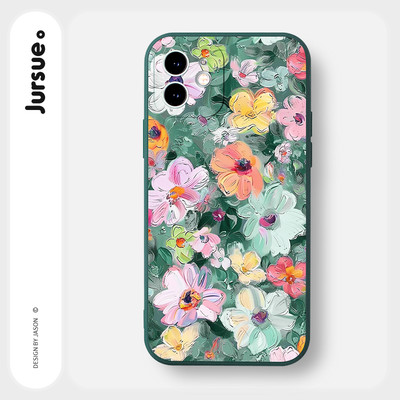 Ốp lưng JURSUE mềm dễ thương đẹp độc lạ cho iPhone 17 16 15 14 13 12 11 Pro Max SE 2020 X XR XS ip 8 7 Plus Y4683Q