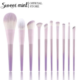 Set 10 Cọ Trang Điểm Sweet Mint Chuyên Nghiệp Chất Lượng Cao