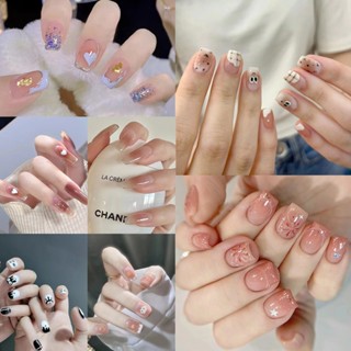 Set 24 Móng Tay Giả Trang Trí Nghệ Thuật DIY