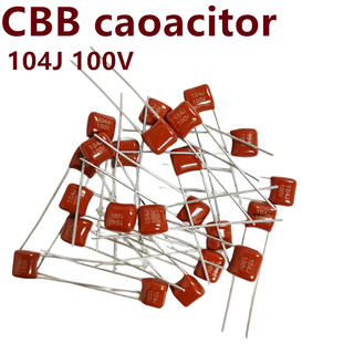 50 cái / lốc tụ cbb 100v 104j 0.1uf 100nf 104 5% sân 5mm p = 5 100v104j 104j100v p = 5mm