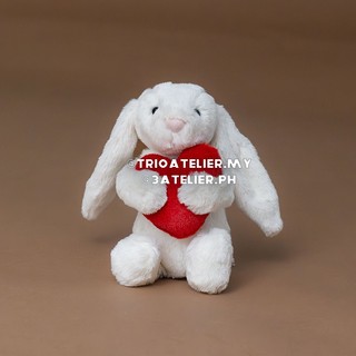Jellycat Bashful Red Love Heart Bunny Medium