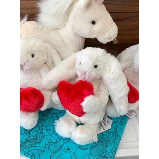 Jellycat Bashful Red Love Heart Bunny Medium
