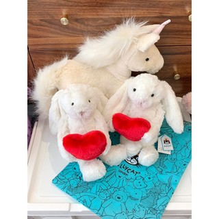 Jellycat Bashful Red Love Heart Bunny Medium