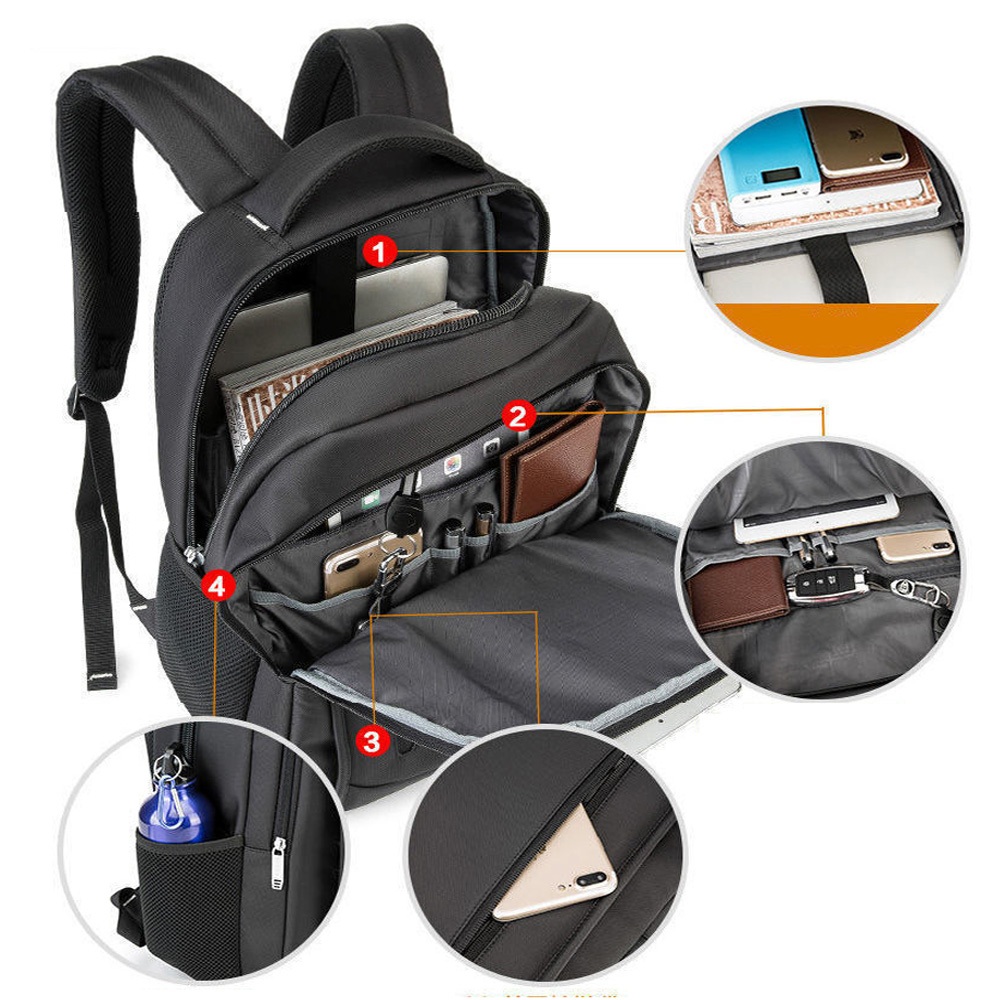 Ba Lô Nam Thời Trang Máy Tính Ba Lô Dung Tích Lớn Du Lịch Học Sinh Trung Học Cơ Sở Schoolbag Nữ Học Sinh Tiểu Học Túi Đeo Vai