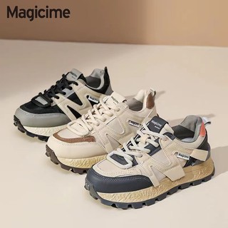 Magicime Daddy Giày Nữ 2024 Phong Cách Mới Mùa Xuân Đế Dày Phù Hợp Với Giày Thể Thao Thông Thường