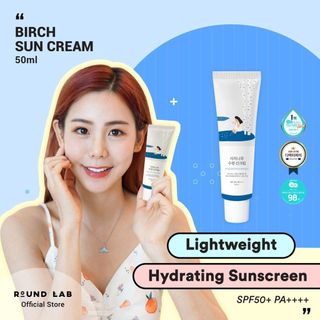 Kem chống nắng round lab birch juice moisturizing sunscreen spf50+ pa++++ 50ml