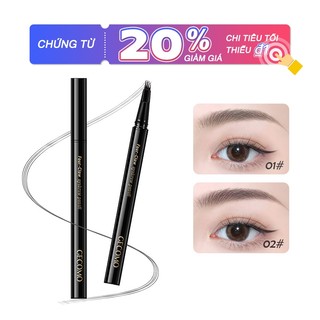 Bút Chì Kẻ Lông Mày Mịn Màng Lâu Trôi Chống Nước Tạo Đường Viền Tóc Đa Năng