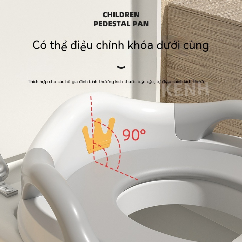 Miếng Lót Bồn Cầu Chống Trượt Có Thể Điều Chỉnh Dành Cho Trẻ Em