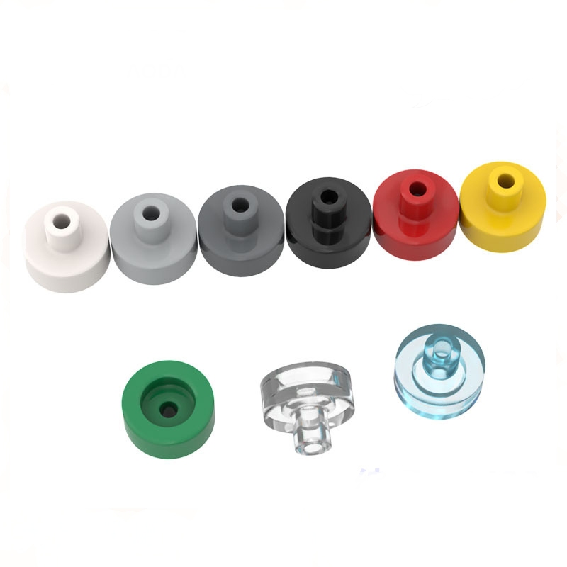 10 Chiếc MOC Phần 20482 Ngói Tròn 1 x 1 Với Thanh Rỗng Gạch Tương Thích DIY Mông Khối Xây Dựng Hạt K