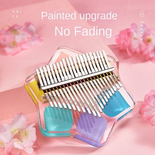 Đàn kalimba 21 phím nhiều màu sắc đàn kalimba nguyên khối 17 phím và 21 phím siêu dễ thương đầy đủ phụ kiện đi kèm