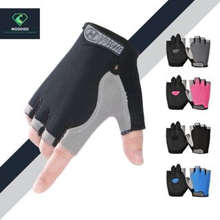 Găng tay bọc nửa ngón sử dụng đi xe đạp MTB chống trượt / tập thể thao dành cho nam