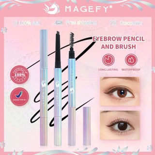 Bút Chì Kẻ Lông Mày MAGEFY Hai Đầu Chống Thấm Nước Chuyên Nghiệp Tự Nhiên Và Lâu Trôi