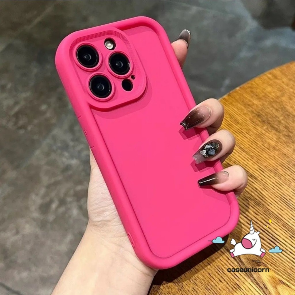 Dành Cho Vivo Y17 Y27 Y17s Y36 Y12 Y100 Y15 V25 Y22 Y50 Y30 Y16 Y21 Y02 Y15S Y20 Y35 V25E Y15A Y51 Y31 Y53S Y91 Y93 Y22S Y33S Đơn Giản Silicon Lỏng Màu Kẹo Mềm