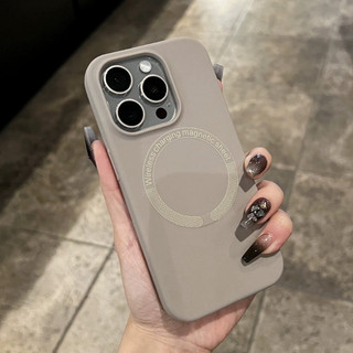 【Silicone soft case/Gray】ốp lưng compatible for iphone 11 12 13 14 15 pro max case