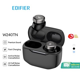 Tai nghe không dây Khử tiếng True Wireless  Edifier W240TN   ồn AI với Bluetooth V5.3 lên đến 25 giờ Hỗ trợ thời gian chơi Điều khiển nút tùy chỉnh Voice Assitant Chế độ EQ