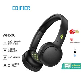 Tai nghe bluetooth không dây Edifier WH500  tai bluetooth không dây  sạc nhanh type-C có thể gập lại chống ồn đa ứng dụng