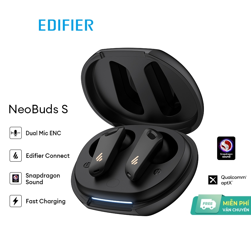 Tai Nghe Bluetooth Không Dây Chống Tiếng Ồn Edifier Neobuds S Hỗ Trợ Chơi Game Qualcomm Snapdragon Chống Ồn Hoạt Động Hybrid