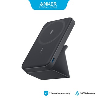 Pin từ tính Anker, Bộ sạc di động không dây Magetic có thể gập lại 5.000mAh có USB-C (Ở bên cạnh), Dành cho iPhone 14 / 13 / 12 Series
