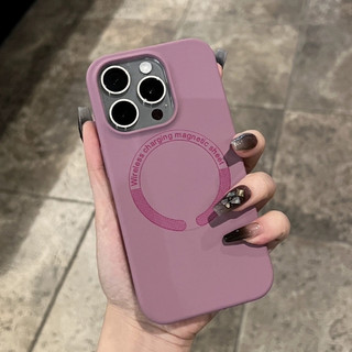 【Silicone soft case/Gallon Purple】ốp lưng compatible for iphone 11 12 13 14 15 pro max case