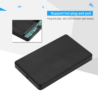 [Trong Kho] Box chuyển đổi, 2.5 inch IDE Cổng song Đĩa cứng di động Hộp ổ tốc độ cao lưu trữ bên ngoài Không có ốc vít AKOASM
